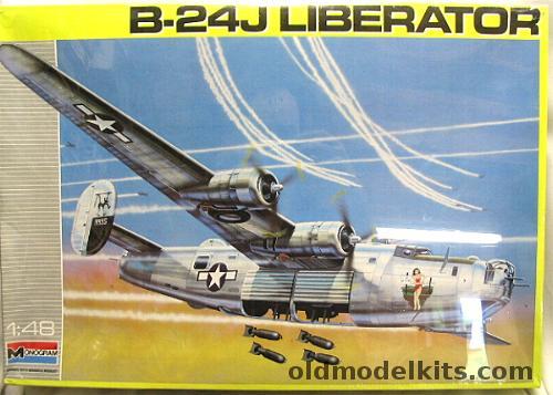 Monogram 1/48 Consolidated B-24J Liberator, 5608 plastic model kit